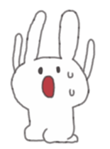 honesty rabbit sticker 7 sticker #10344626