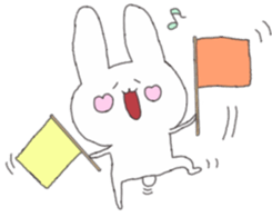 honesty rabbit sticker 7 sticker #10344628