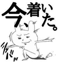 honesty rabbit sticker 7 sticker #10344633