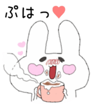 honesty rabbit sticker 7 sticker #10344635