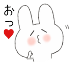 honesty rabbit sticker 7 sticker #10344636