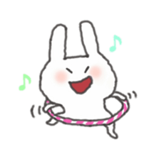 honesty rabbit sticker 7 sticker #10344640