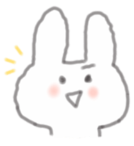 honesty rabbit sticker 7 sticker #10344645