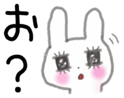 honesty rabbit sticker 7 sticker #10344649