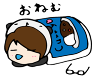 Panda-kun friendly sticker sticker #10344865
