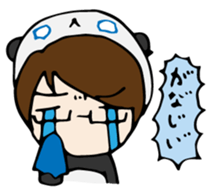 Panda-kun friendly sticker sticker #10344867