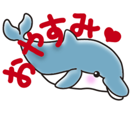 Sticker of a cute dolphin sticker #10344912