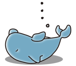 Sticker of a cute dolphin sticker #10344925