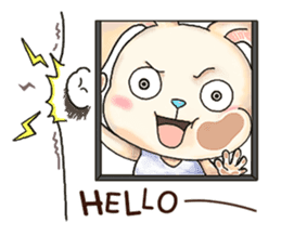 FolBunny(English) sticker #10344976