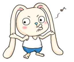 FolBunny(English) sticker #10344982