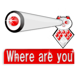 Queen of diamonds (English) sticker #10345026