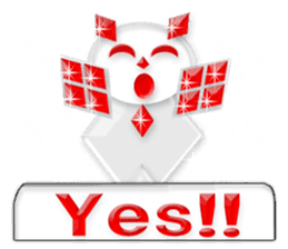 Queen of diamonds (English) sticker #10345032