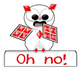 Queen of diamonds (English) sticker #10345040