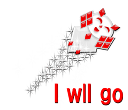 Queen of diamonds  (English) sticker #10345046