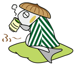 Mascots of Japan's Largest Lake BIWAKO sticker #10345402