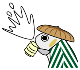 Mascots of Japan's Largest Lake BIWAKO sticker #10345403