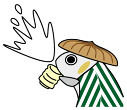 Mascots of Japan's Largest Lake BIWAKO sticker #10345403
