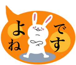 Anyway,it is a rabbit 2. sticker #10345582