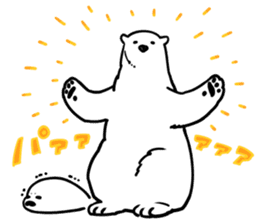 Love polar bear sticker #10346647