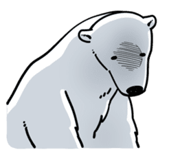 Love polar bear sticker #10346660