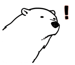 Love polar bear sticker #10346674