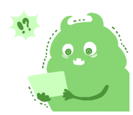 warm monster sticker #10346762