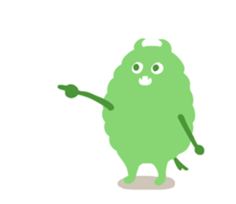 warm monster sticker #10346763