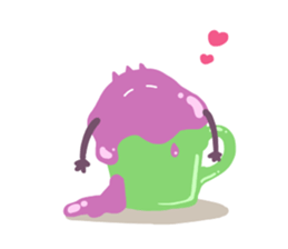 warm monster sticker #10346767