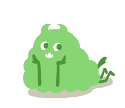 warm monster sticker #10346771