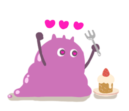 warm monster sticker #10346772