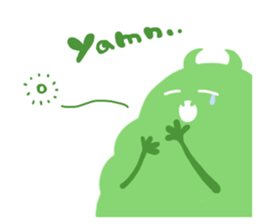 warm monster sticker #10346778