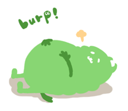 warm monster sticker #10346784