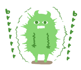 warm monster sticker #10346787