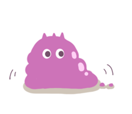 warm monster sticker #10346788