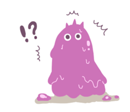 warm monster sticker #10346790