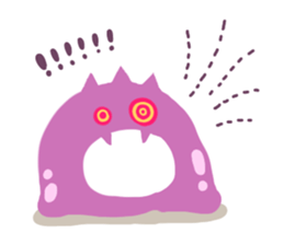 warm monster sticker #10346791