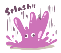 warm monster sticker #10346795