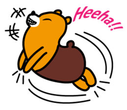 Liu-Lang Bear-Funny Time sticker #10347014
