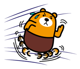 Liu-Lang Bear-Funny Time sticker #10347023
