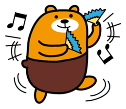 Liu-Lang Bear-Funny Time sticker #10347035