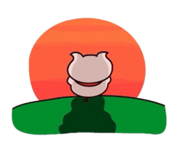 Sukirasiidesu!Butakun! 5 sticker #10347222