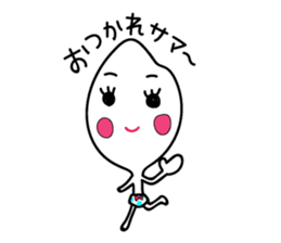 YuruYuru Okome-san sticker #10347287