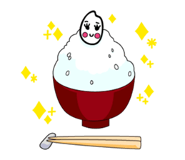 YuruYuru Okome-san sticker #10347288