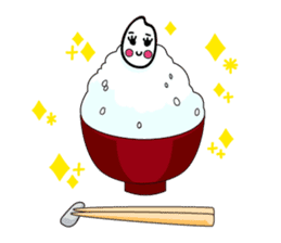 YuruYuru Okome-san sticker #10347288