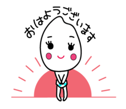 YuruYuru Okome-san sticker #10347297