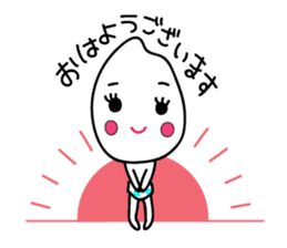YuruYuru Okome-san sticker #10347297