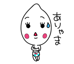 YuruYuru Okome-san sticker #10347304