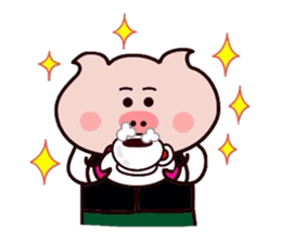 Kissa Butakun sticker #10347323