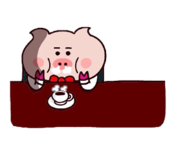 Kissa Butakun sticker #10347345