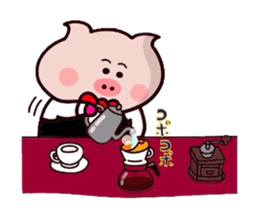 Kissa Butakun sticker #10347352